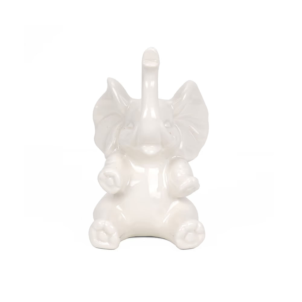 FELIZ DIA MAMA - Adorno de porcelana Modelo elefante