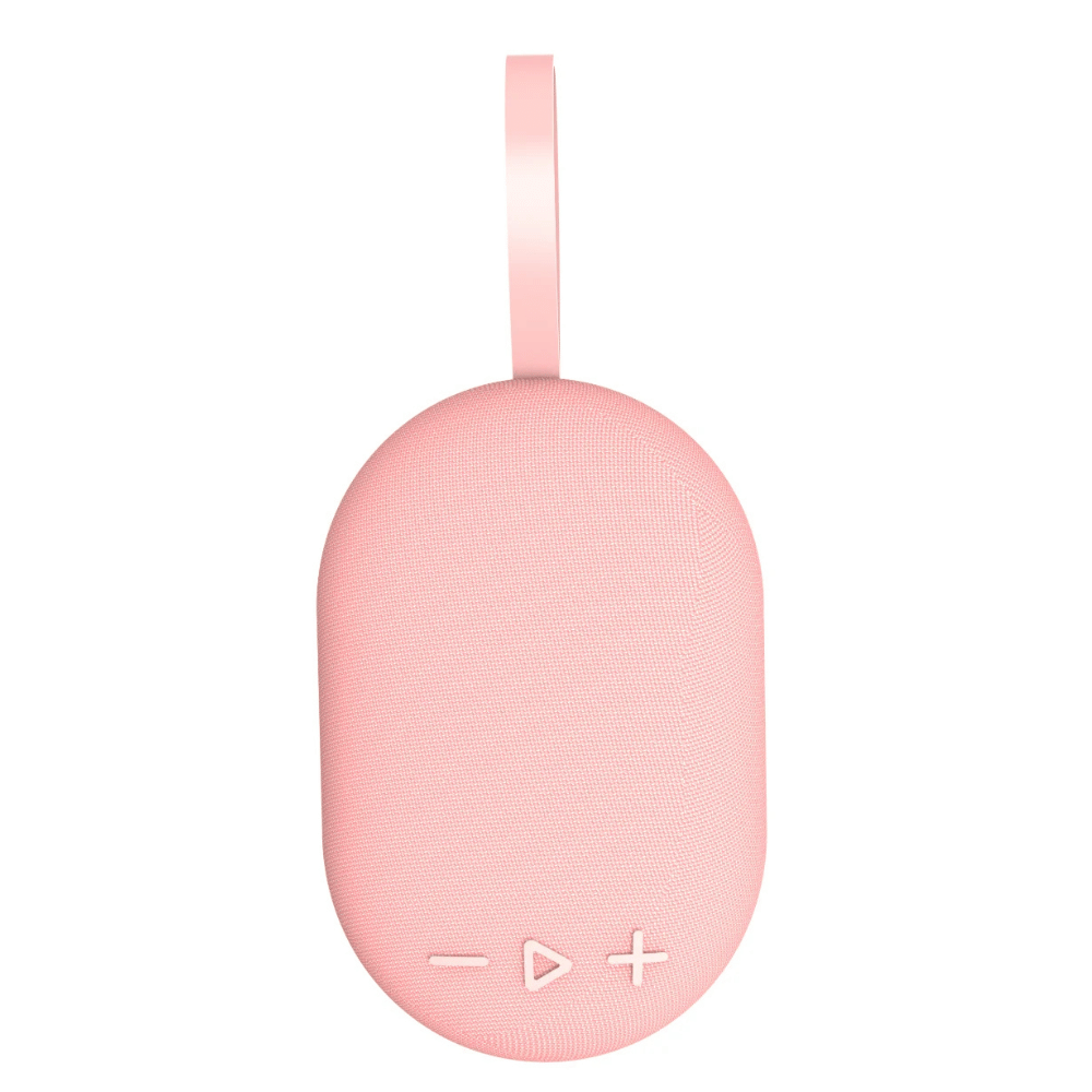 PARLANTE BLUETOOTH EBS-312 MAGNETICO HIFI TWS IMPERMEABLE IPX5 DEPORTIVO ROSADO