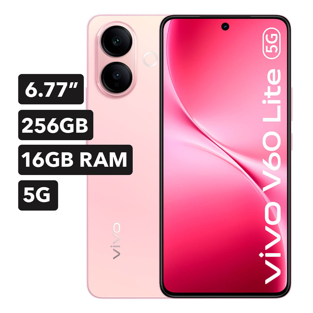 Celular Vivo V60 Lite V2529 5G Ds 256G+8G PinK