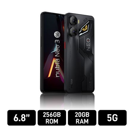 Celular Zte Nubia Neo 3 5G 8GB + 256GB Negro + Gamepad