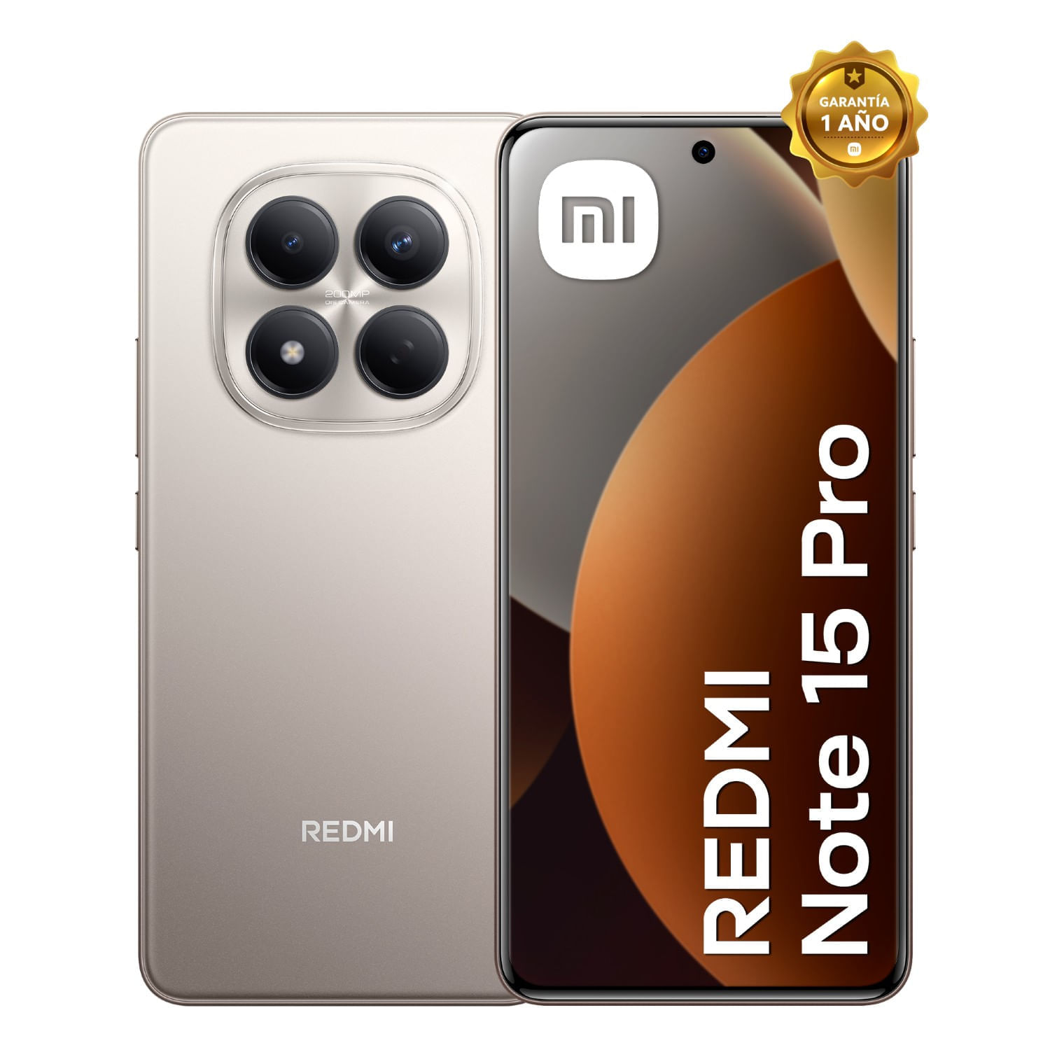 Celular Redmi Note 15 Pro Titanium Color 8G RAM 256G ROM