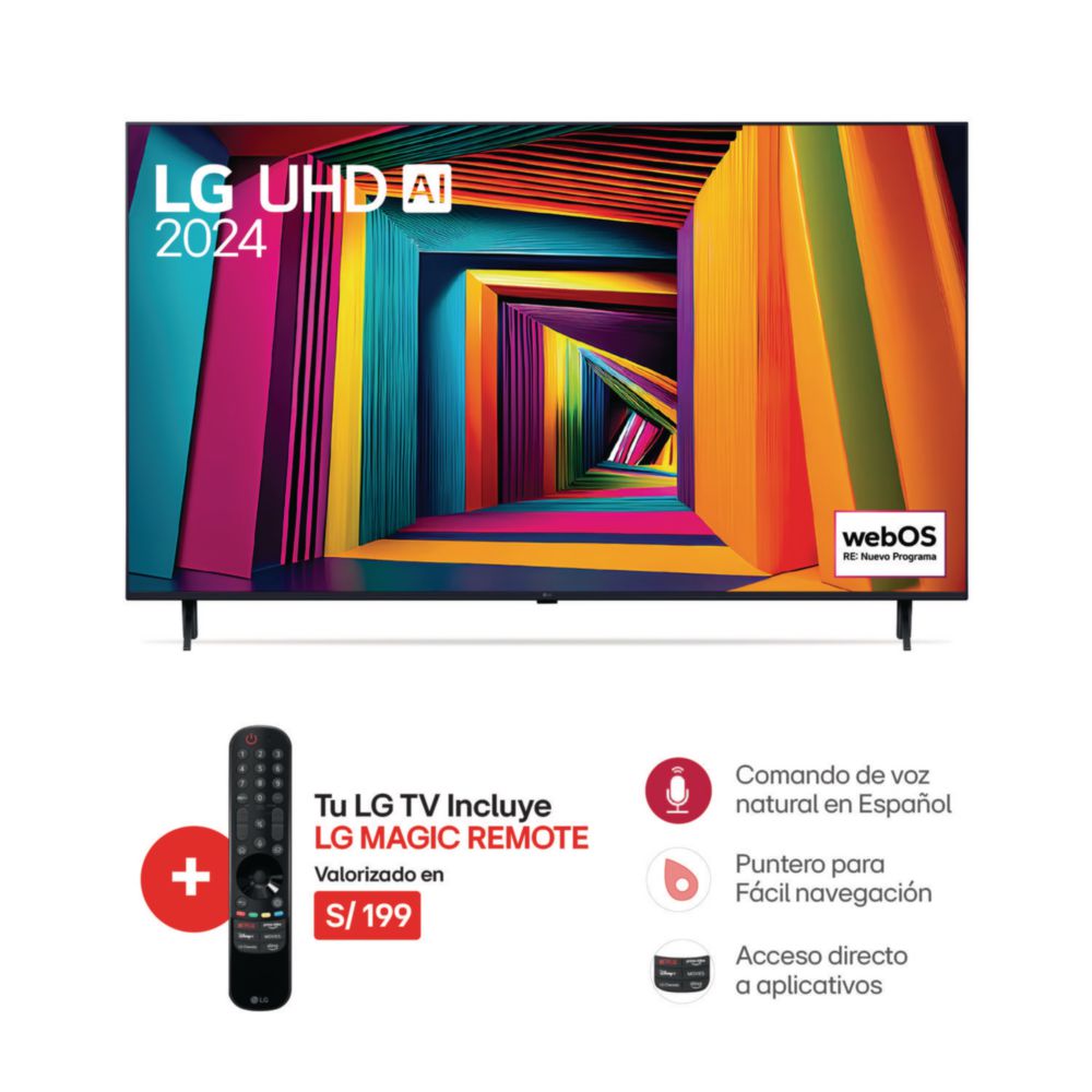 Televisor LG 55"" 55UT9050PSA LED 4K Ultra HD (2024)