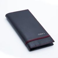 CHEQUERA HOLMS CUERO B125 UNISEX NEGRO