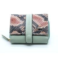 BILLETERA HOLMS CUERO B115 DAMA MENTA