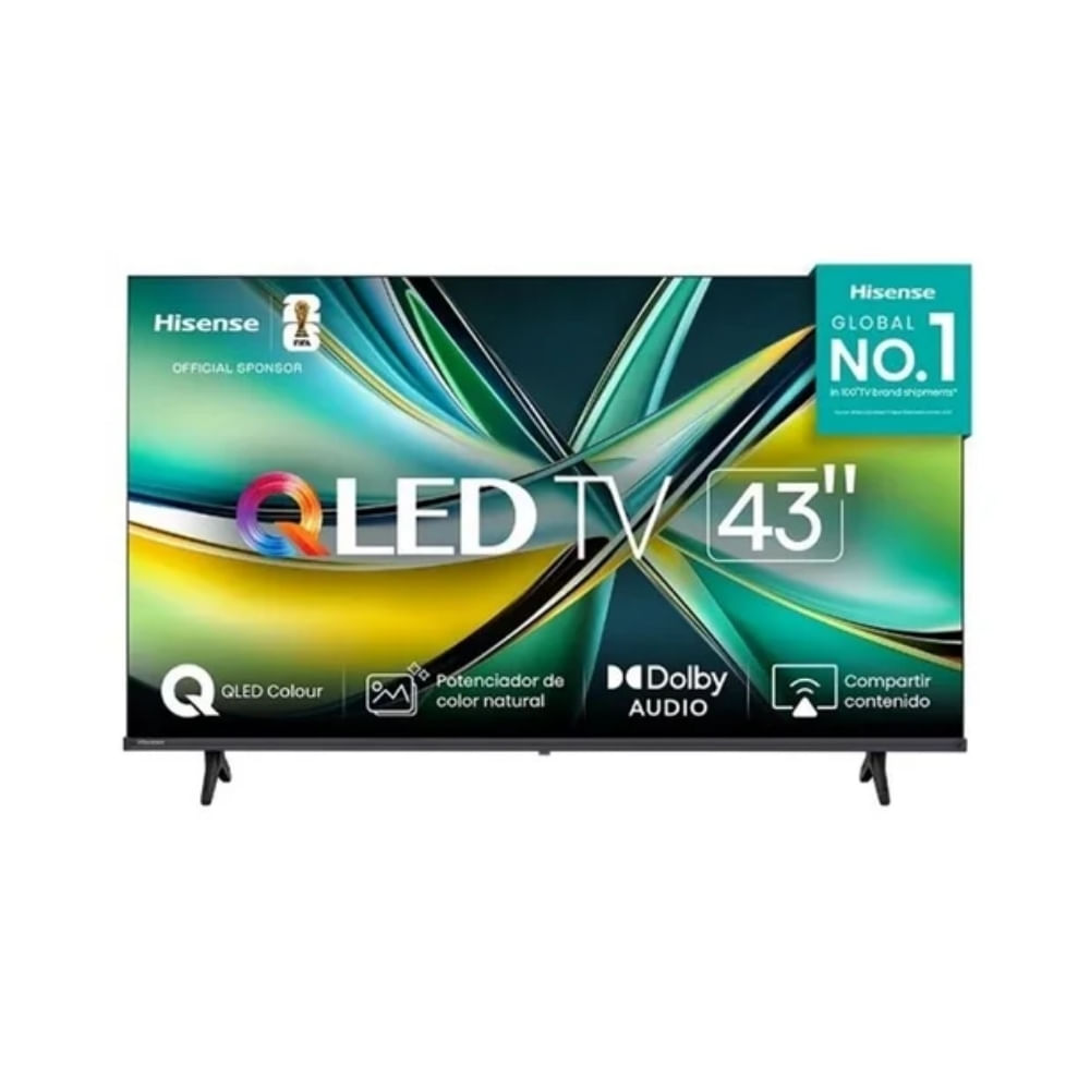 TELEVISOR HISENSE QLED 43 FHD SMART TV 43Q4SV