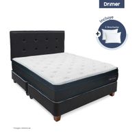 Dormitorio DRIMER Gravity Antiacaros Queen  + 2 Almohadas