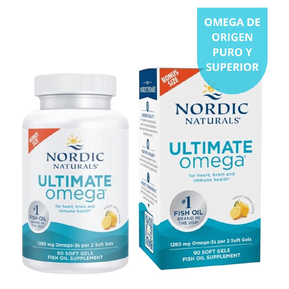 OMEGA 3 NORDIC NATURALS 1280 MG 90 CÁPSULAS
