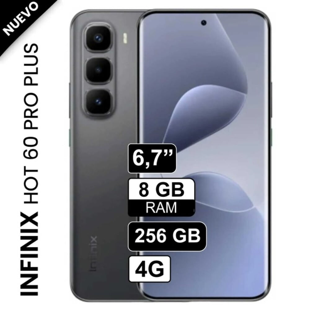 Celular Infinix Hot 60 Pro+ 8GB 256GB Negro