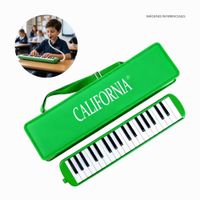 Melódica de 37 teclas California - Color Verde con Estuche Rígido