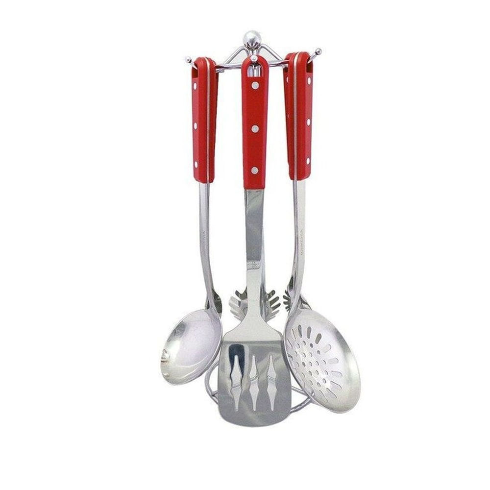 Juego De Utensilios Brikenia Rojo