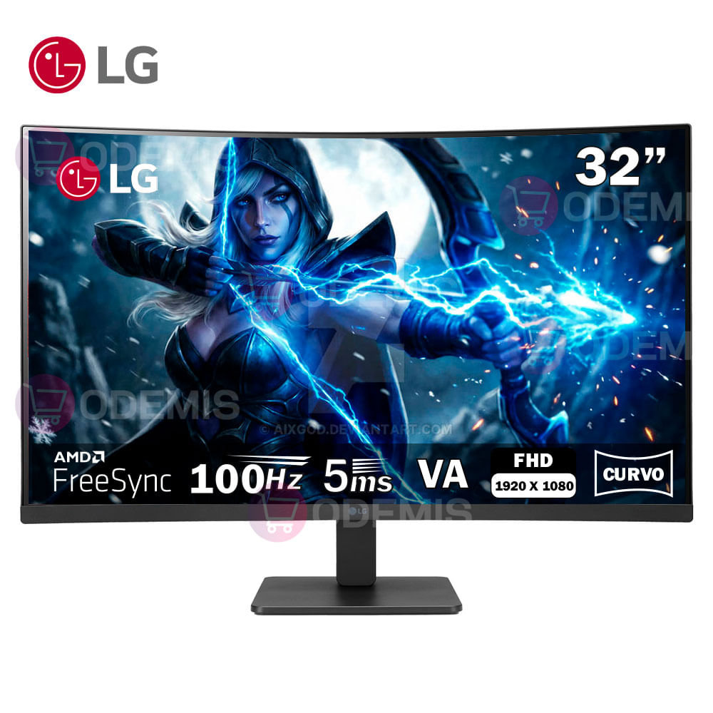 MONITOR LG 32MR50C-B CURVO 315 FHD 100HZ HDMIx2 32MR50C-B