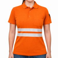POLO DE TRABAJO CON CINTAS REFLECTANTES
