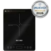 Cocina De Inducción Record De 1 Hornilla Negro Uñtra Slim