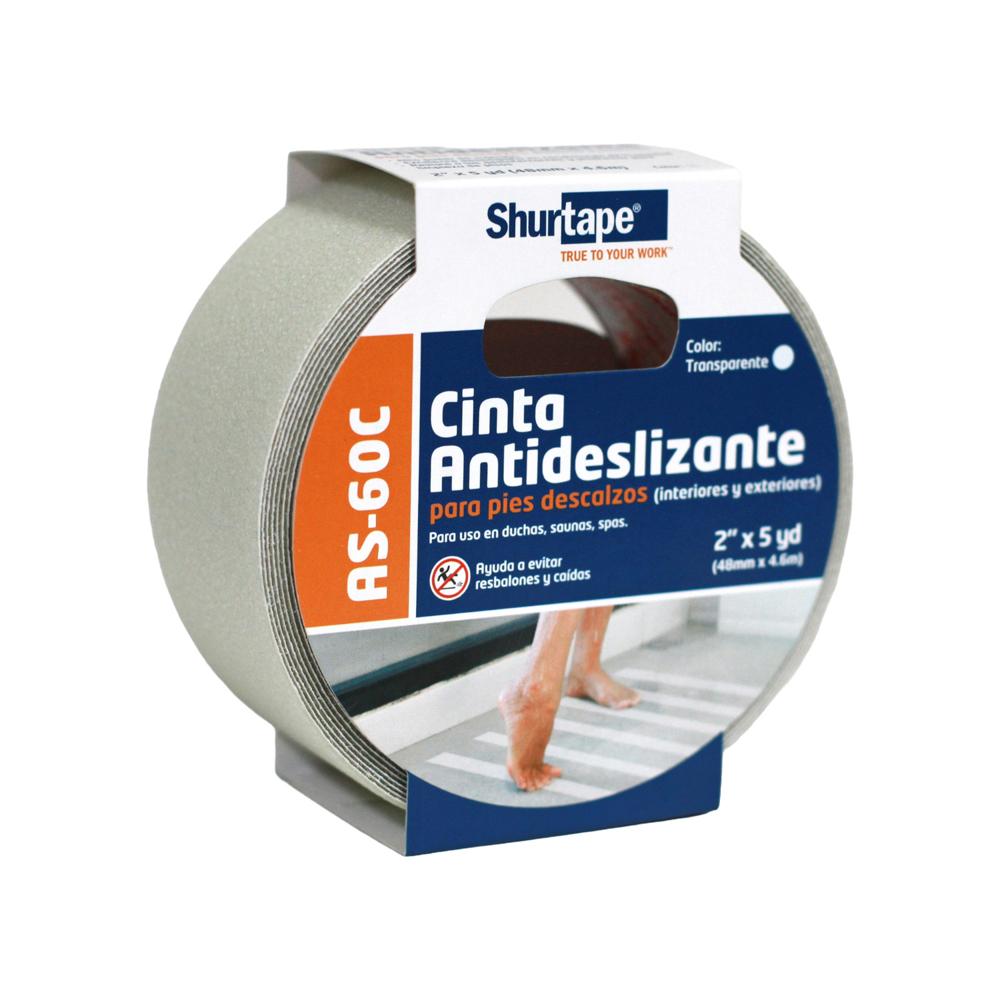 Cinta Antideslizante Transparente para Baños y Duchas 48mm x 4.6m