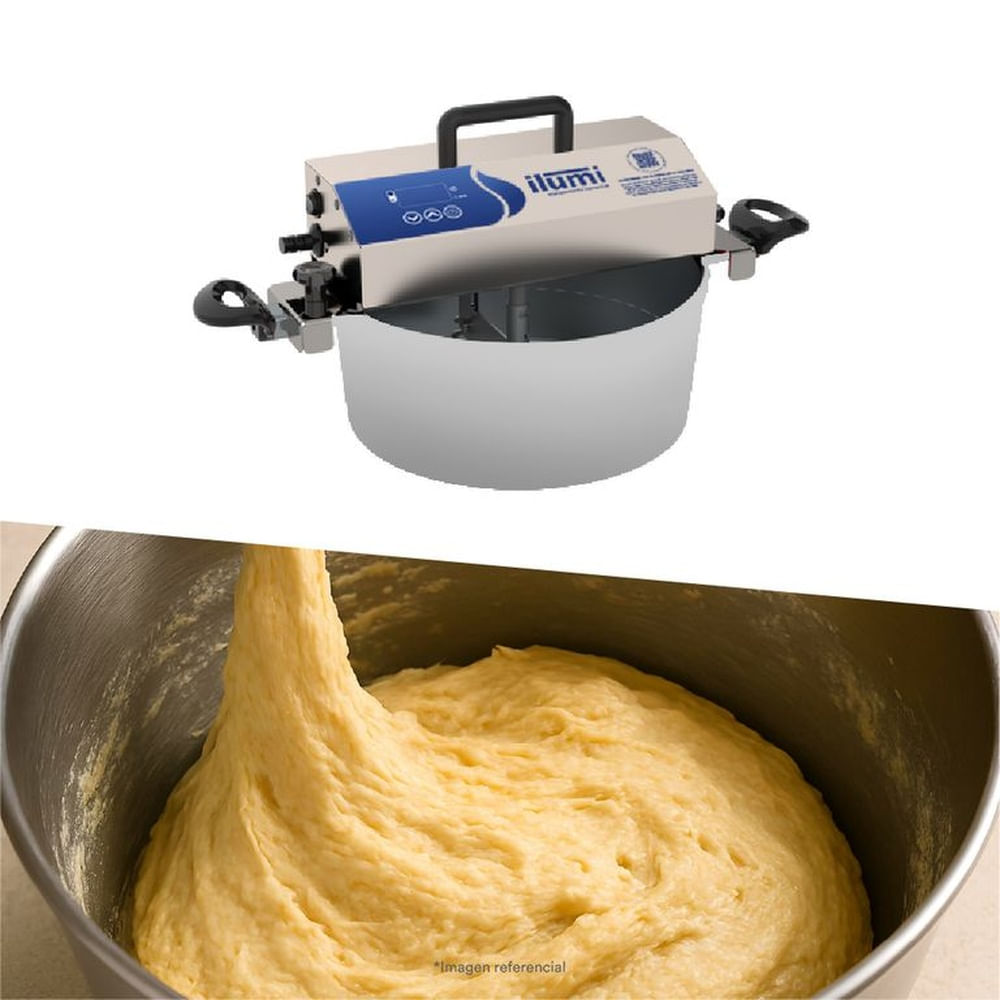 Olla Mezcladora Ilumi de 7 Litros rojo o gris