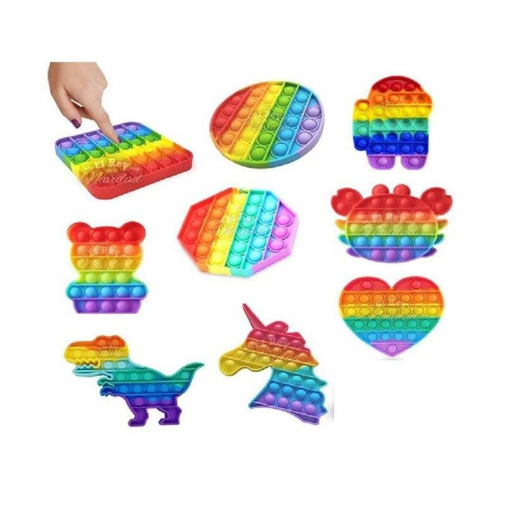 Pop it push fidget juguete sensorial burbujas