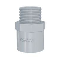 Adaptador PVC 1 1/2"" Presión Mod. 96892""5 Gris Pesado Agua Fría Pavco