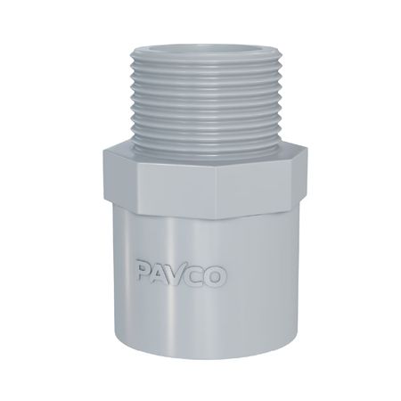 Adaptador PVC Pavco 1 1/2 Presión Modelo 968925 Gris Pesado