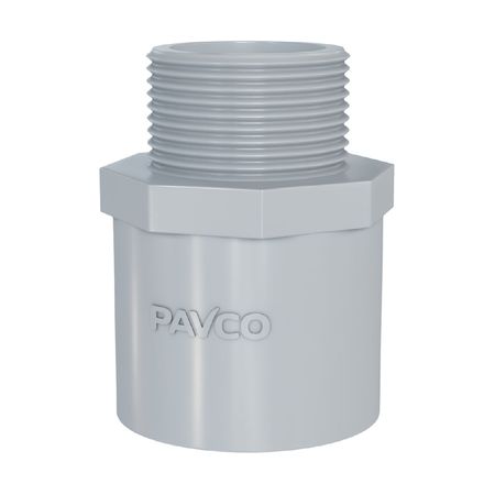Adaptador PVC Presión 3/4 Pavco Modelo 935004 Gris Agua Fría