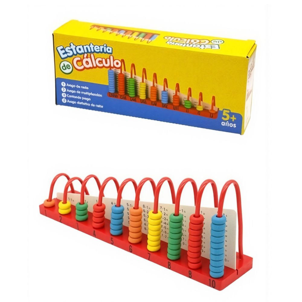 Ábaco Estantería de Cálculo Didáctica para Aprender Matemáticas