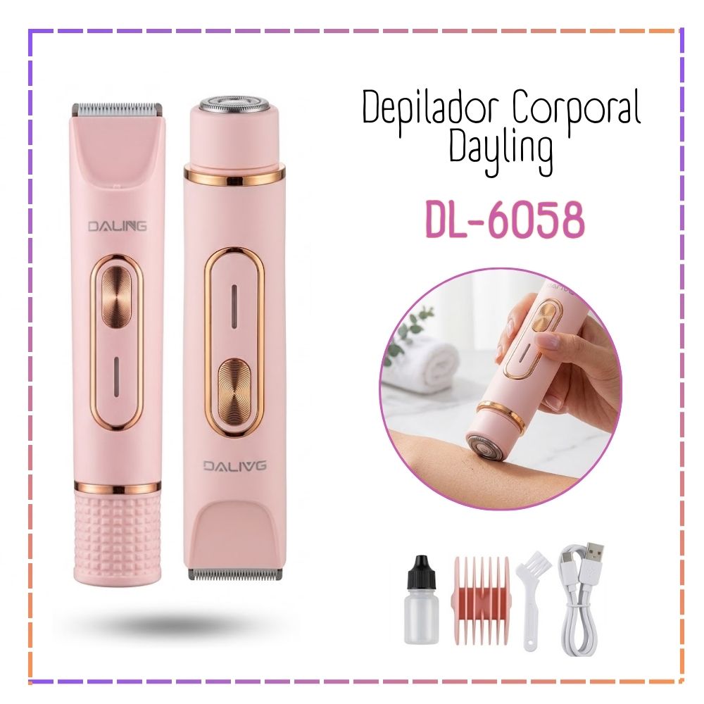 Depilador Recargable Corporal Daling - DL-6058