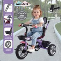 Triciclo Guiador para Niños Rose Morado
