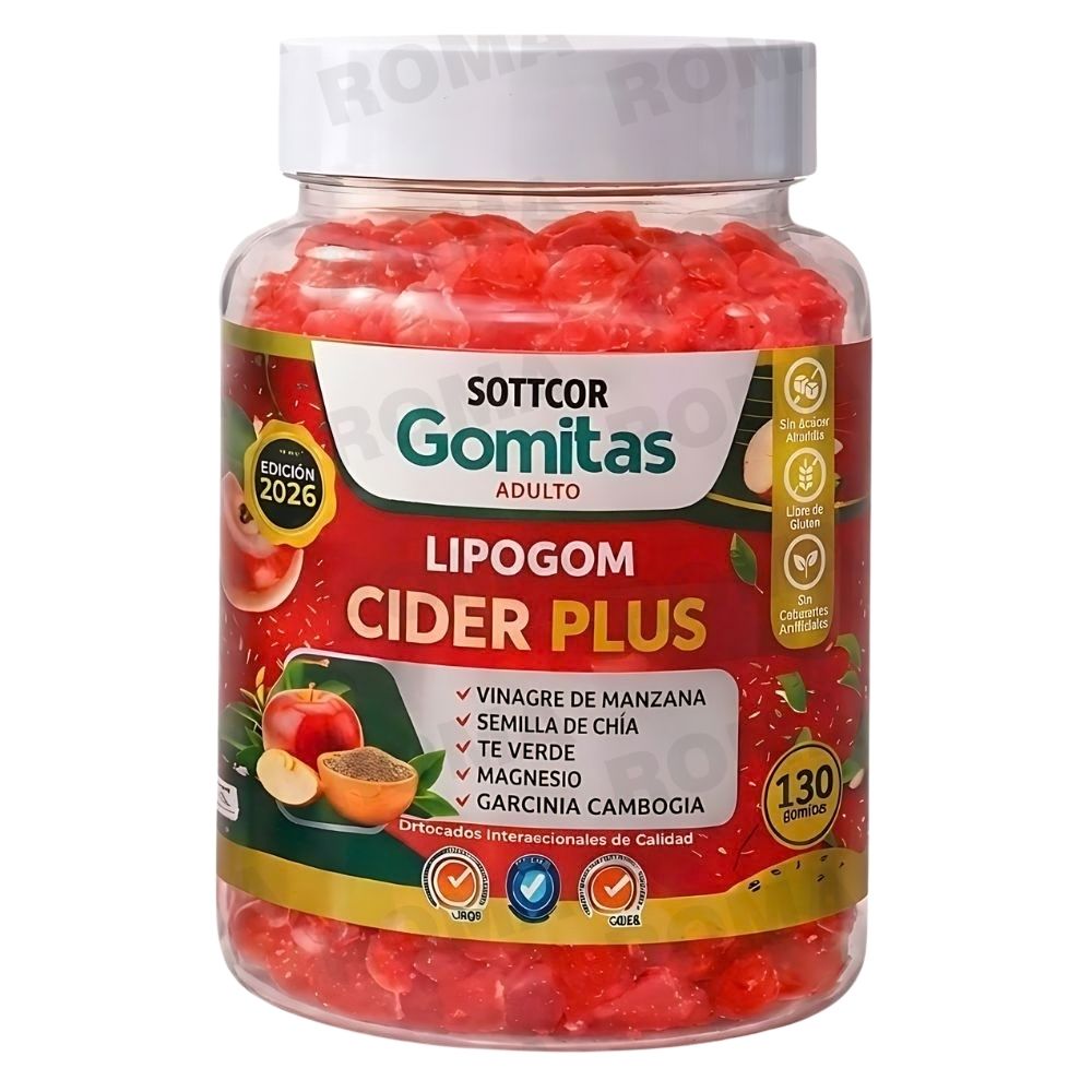 GOMITAS LIPOGOM CIDER PLUS 130UND SOTTCOR