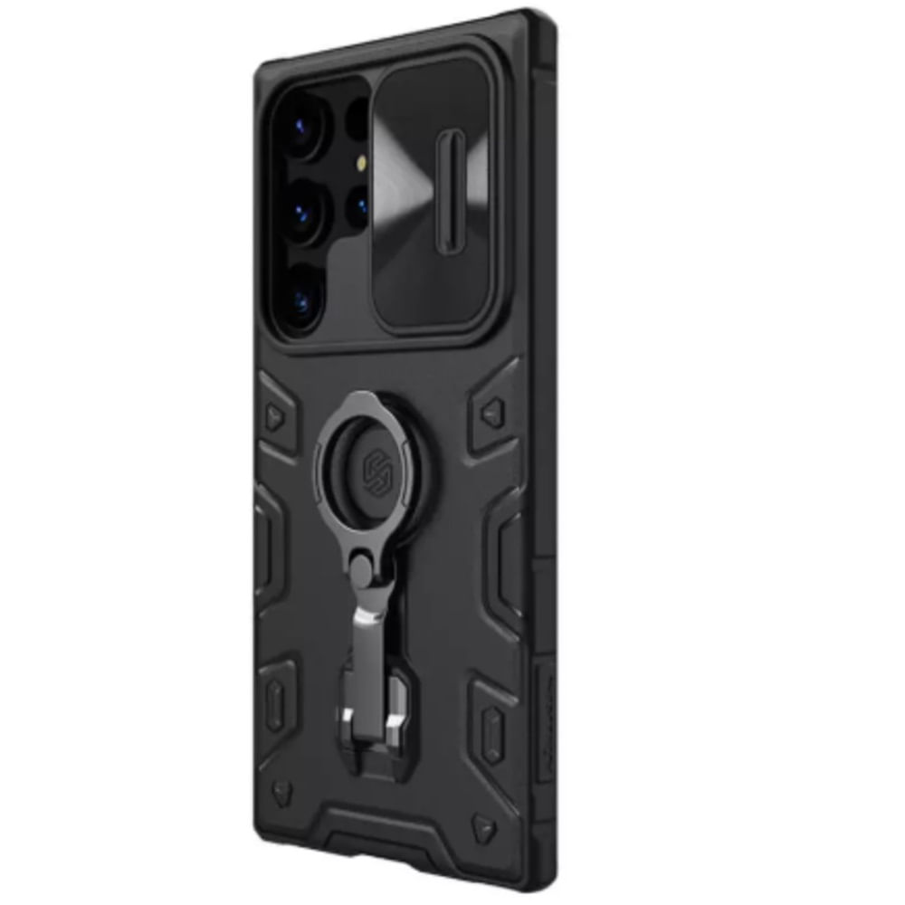 Case Camshield Amor para Samsung Galaxy S23 Ultra - NEGRO