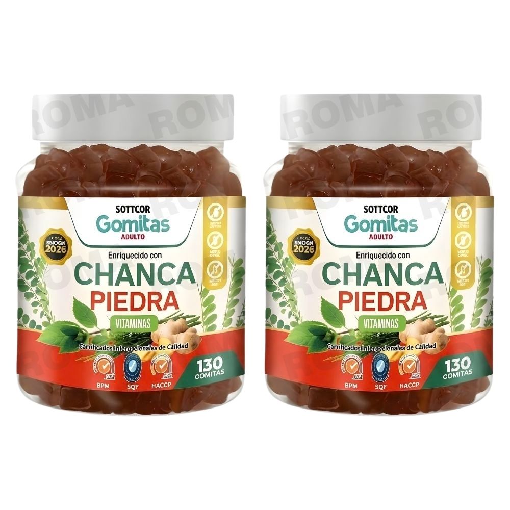 PACK 2 GOMITAS CHANCA PIEDRA 130UND SOTTCOR