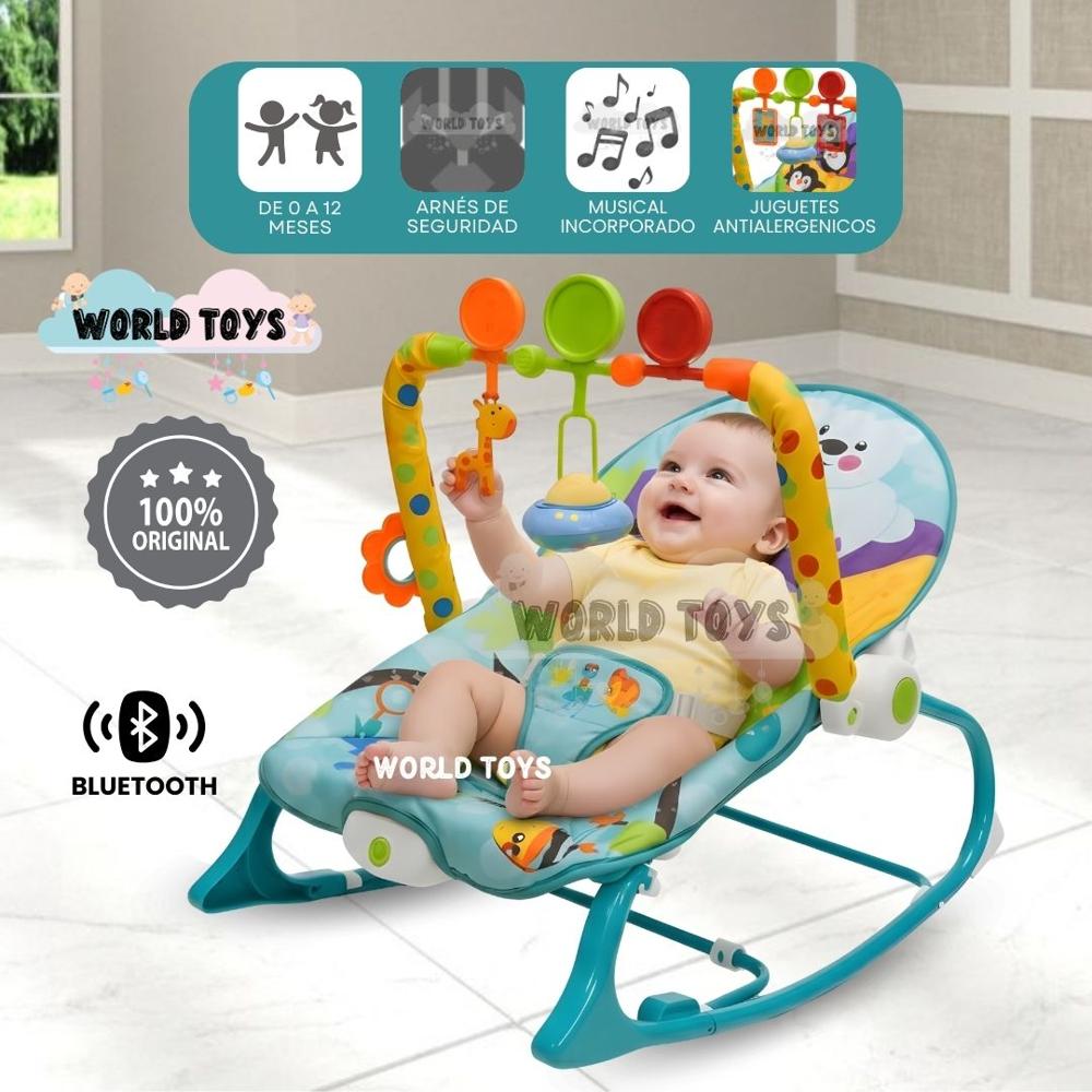 Silla Mecedora SKIPPER con Juguetes Didácticos Light Blue