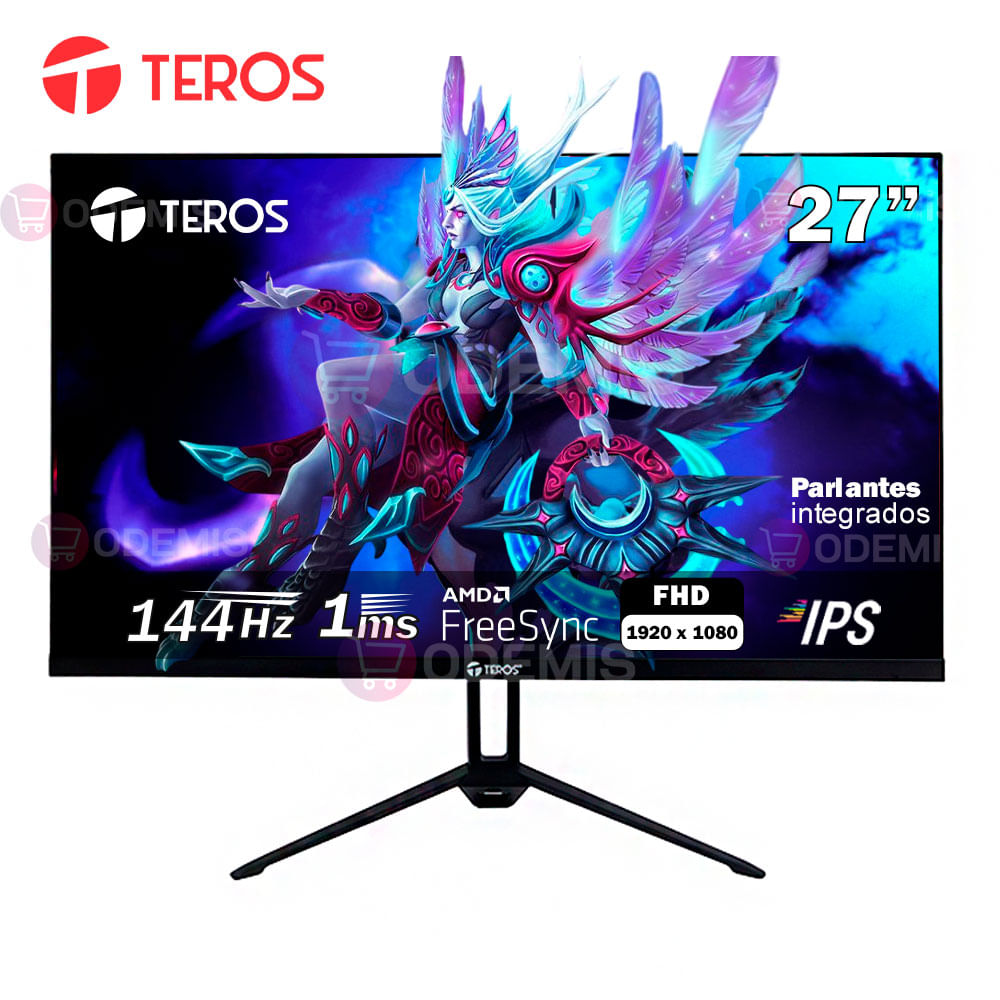 MONITOR GAMING TEROS TE-2714S 27 IPS FHD 144Hz 1ms Parlantes