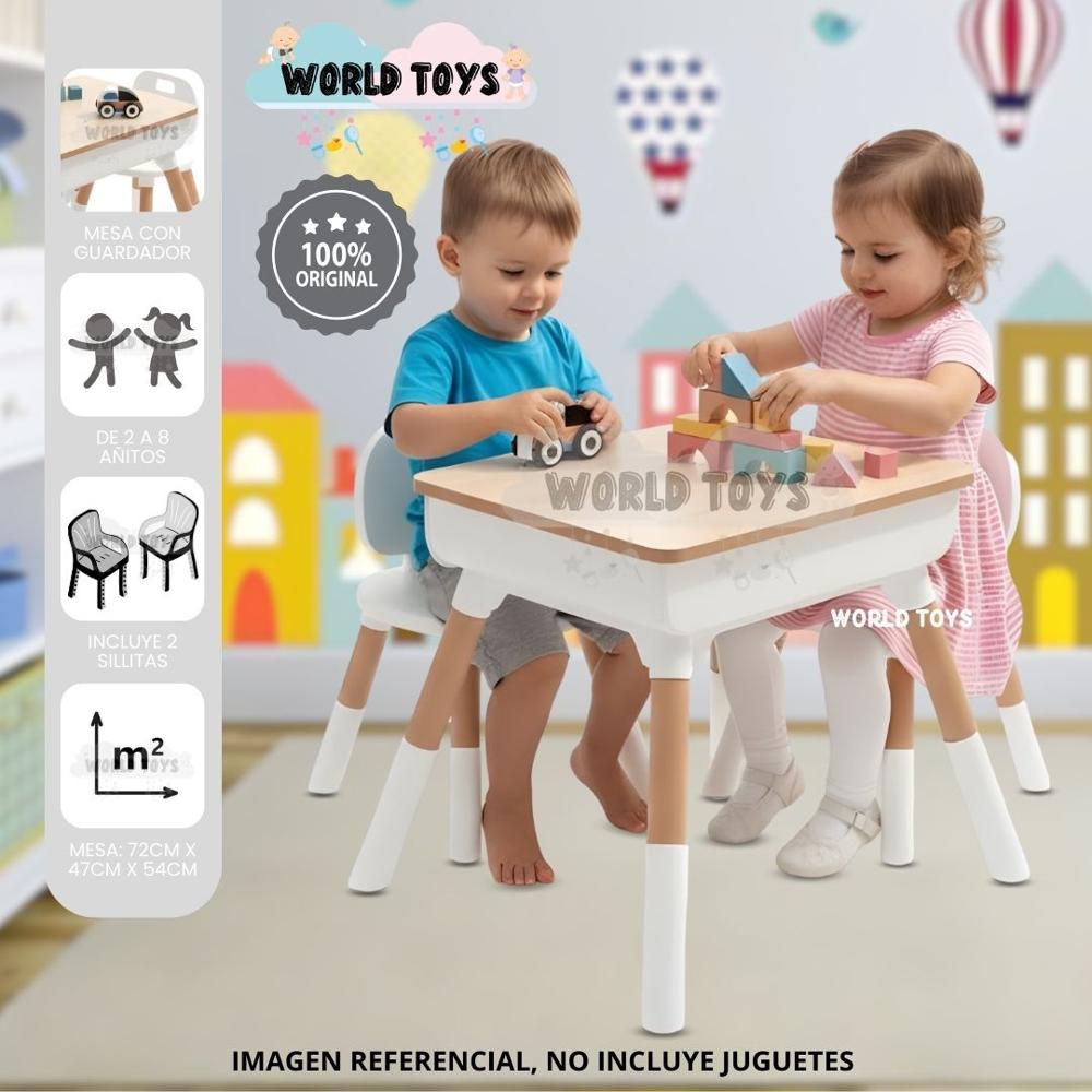 Mesa De Estudio Multifuncional Para Niños LILI DESK Edición Limitada White