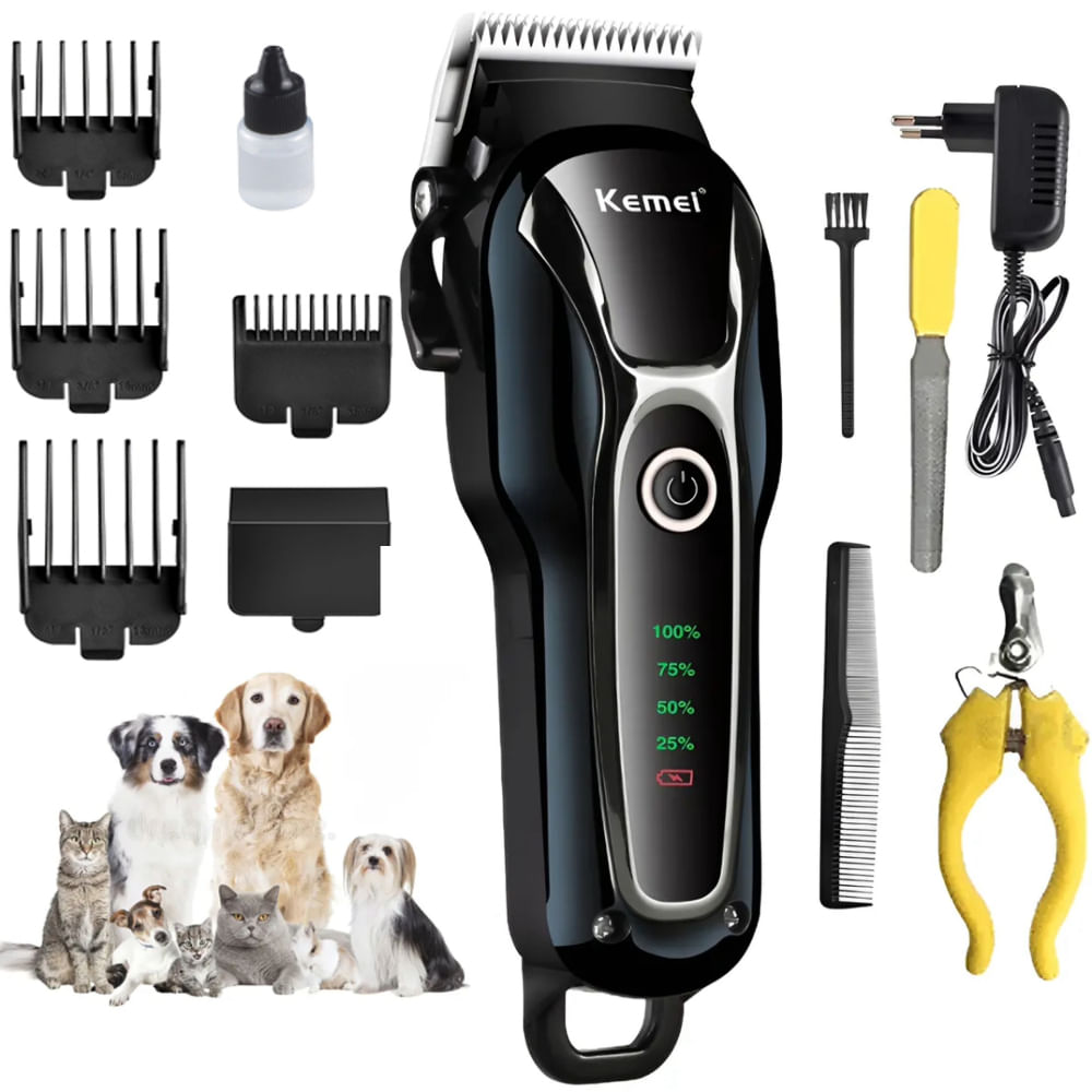 Cortadora De Pelo Para Mascotas Kemei Km 1991
