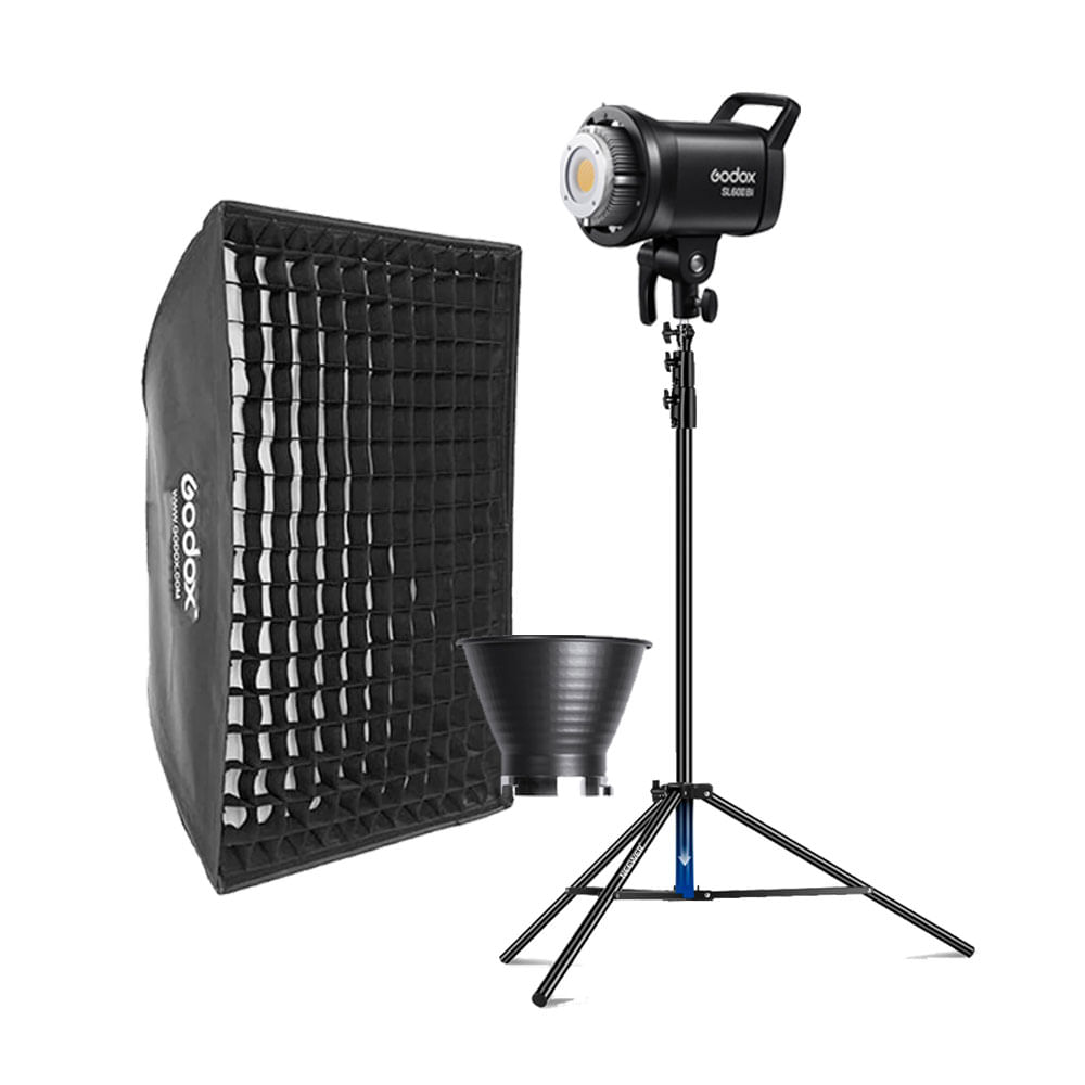 Luz Continua Godox SL60IIBI - Parante - Softbox FW70100