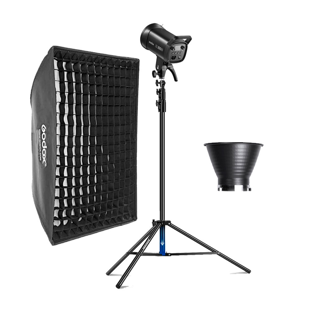 Luz Continua Godox SL100BI - Parante - Softbox FW70100
