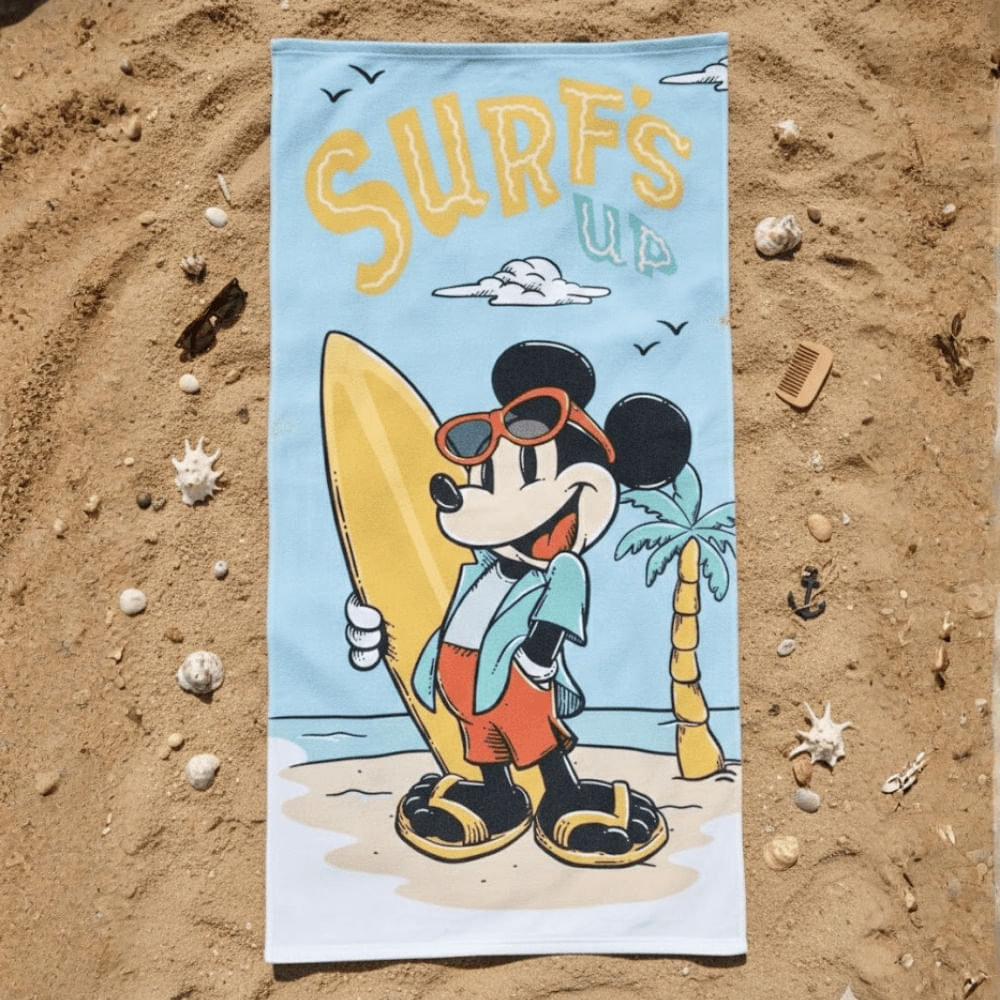 Toalla para Playa Ratón Surf 140x70cm