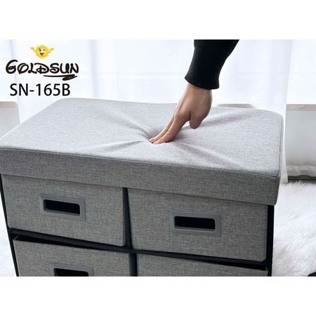 CAJA ORGANIZADORA DE ALMACENAMIENTO DE 60CM GRIS Gris