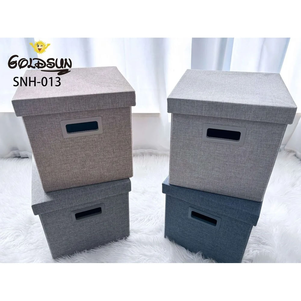 CAJA ORGANIZADORA DE ALMACENAMIENTO 30CM GRIS
