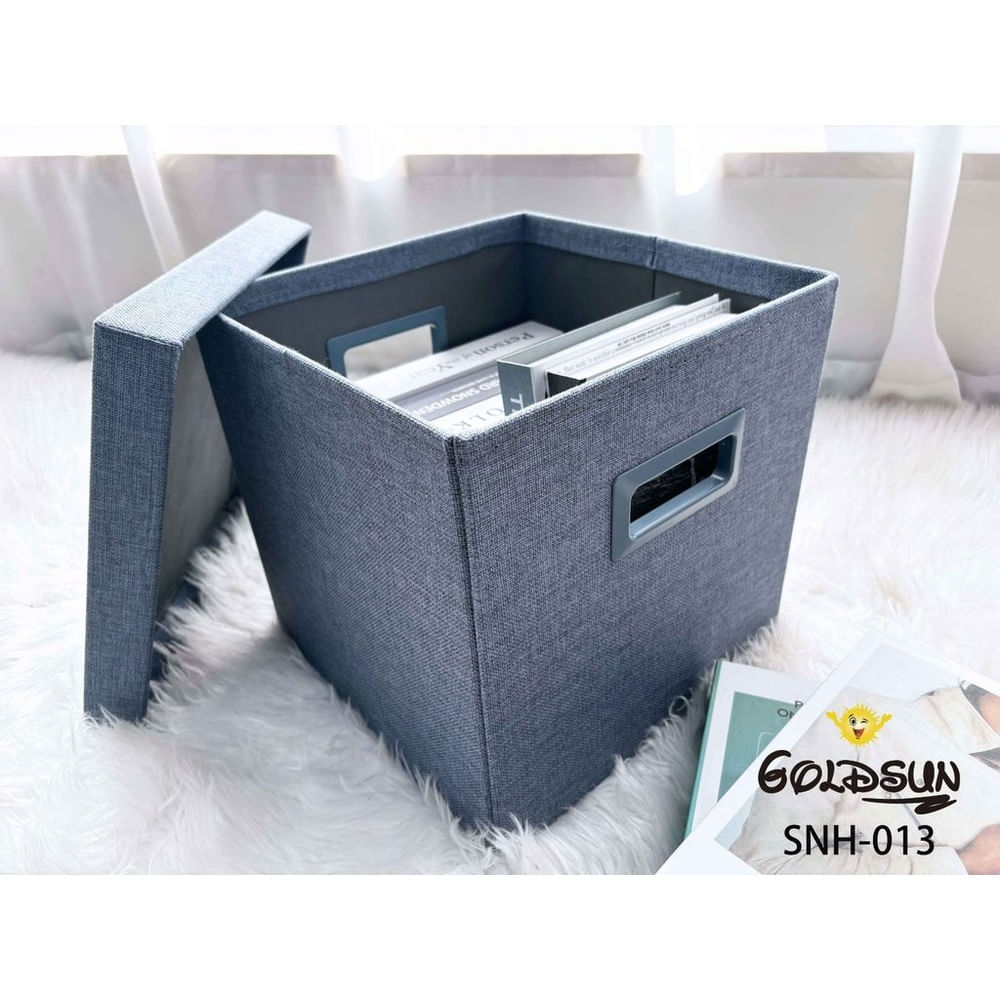 CAJA ORGANIZADORA DE ALMACENAMIENTO 30CM AZUL