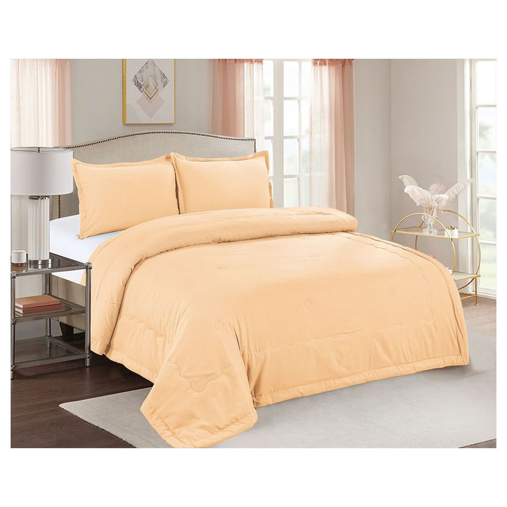 JUEGO DE EDREDON LUJO KING 3 PIEZAS TELA CON TELA DE VERANO 3 PLAZAS