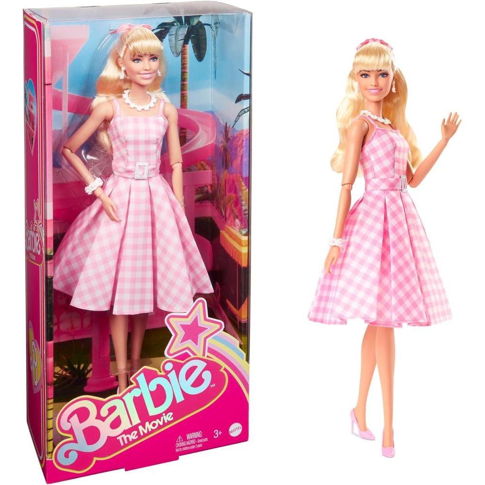 Muñeca Mattel Barbie The Movie Margot Robbie Vestido Rosa