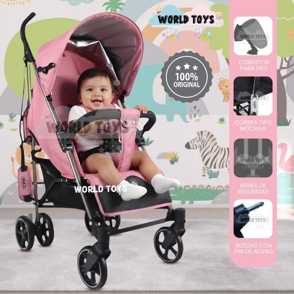 Coche Bastón de Lujo BABY NITRO Edición Limitada Pink