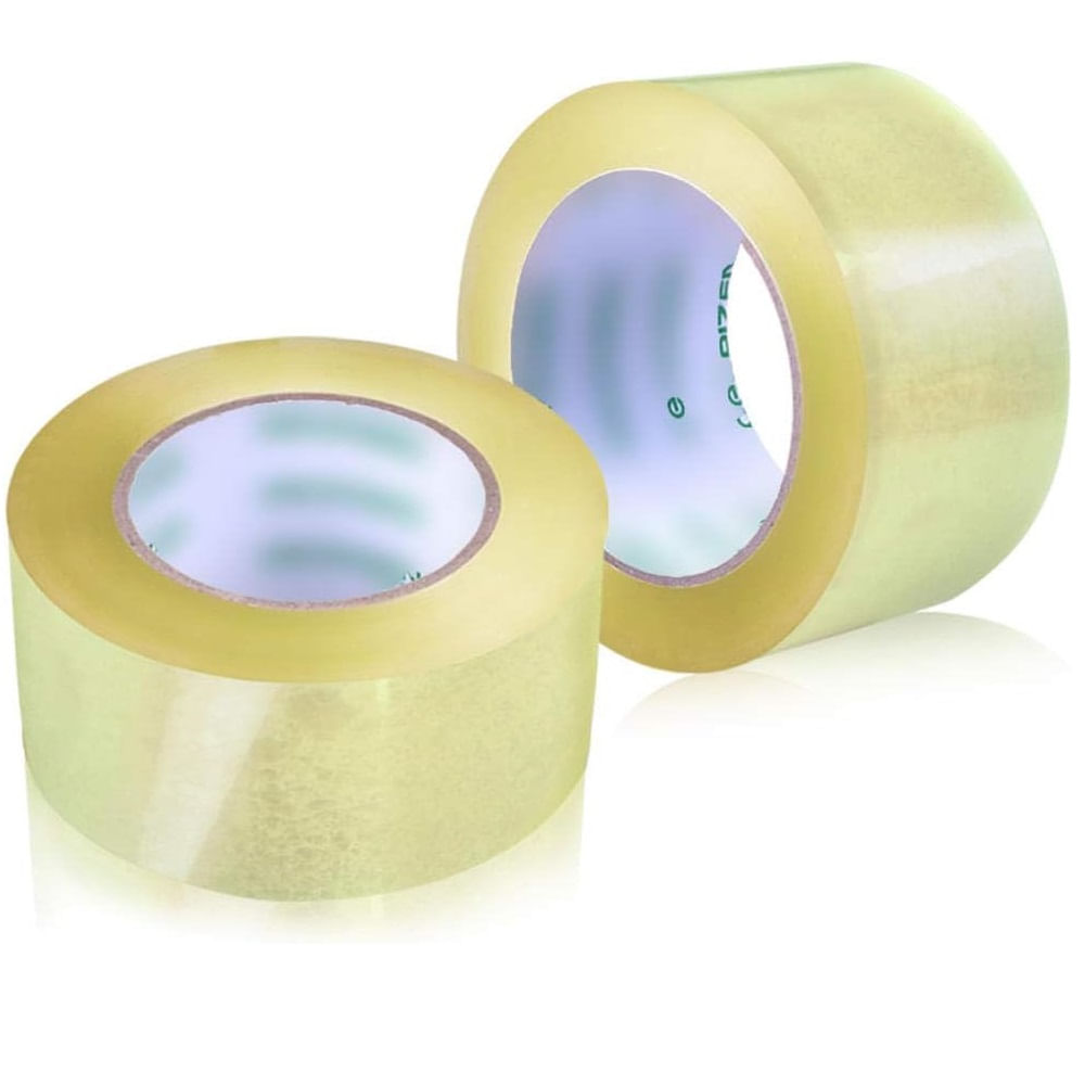 Cinta de Embalaje Transparente 200 Yardas Pack de 3