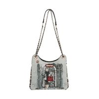 Cartera Shopper Snowflake