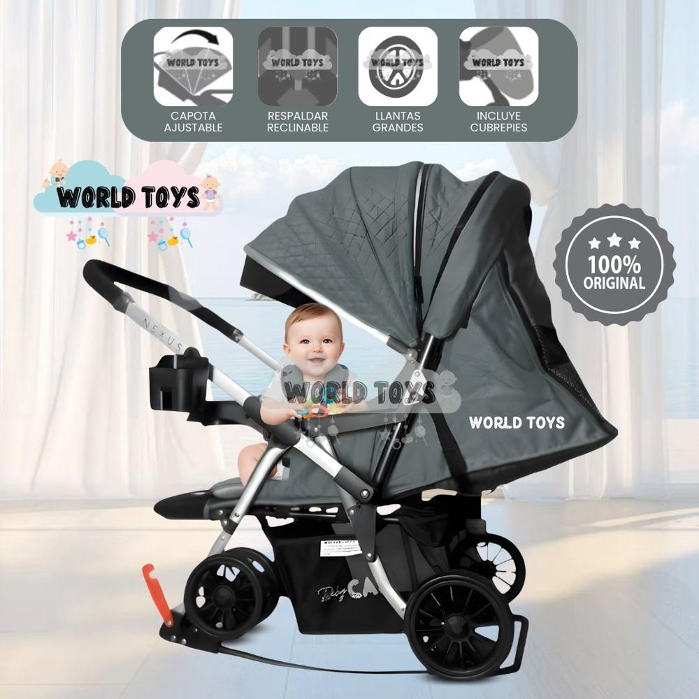 Coche Cuna Mecedora de Lujo NEXUS Edición Limitada Gray