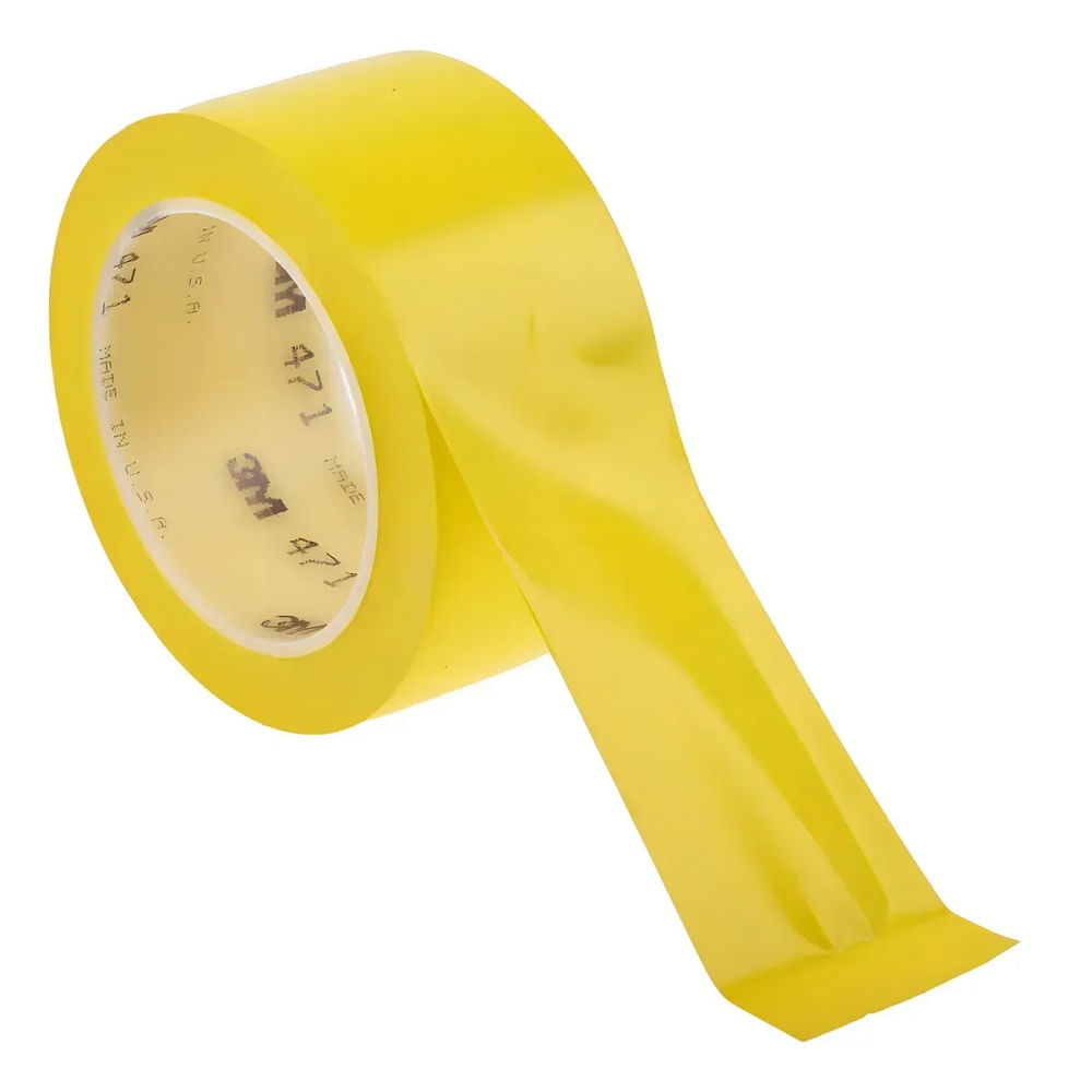 Cinta de Embalaje de Colores 200 Yardas 6 Und Amarillo