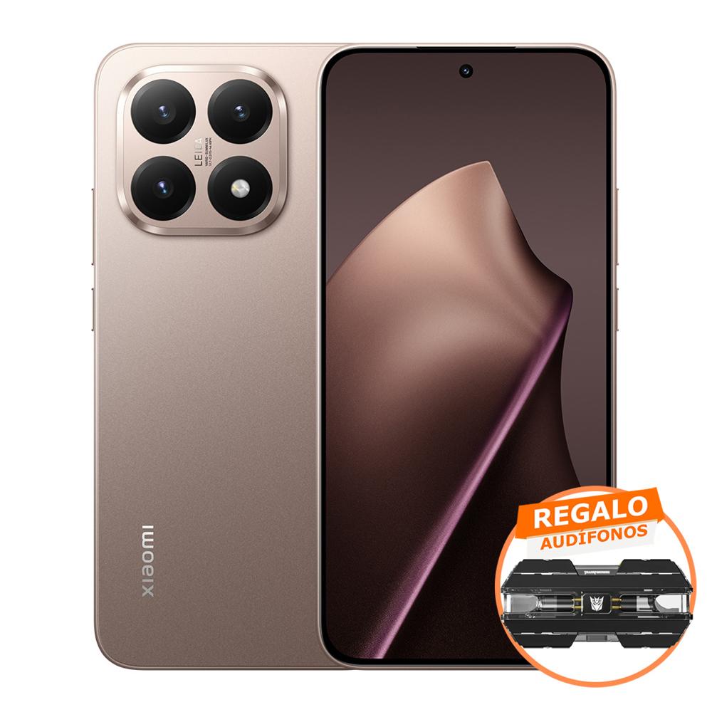 Celular Xiaomi 15T Rose Gold 12GB RAM 512GB ROM US - Oro Rosa con Audífonos Transformers TF-T01