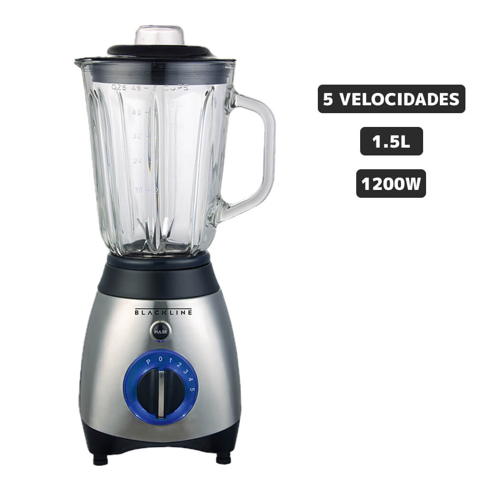 Licuadora BLACKLINE 1.5L 8305BH Plateado