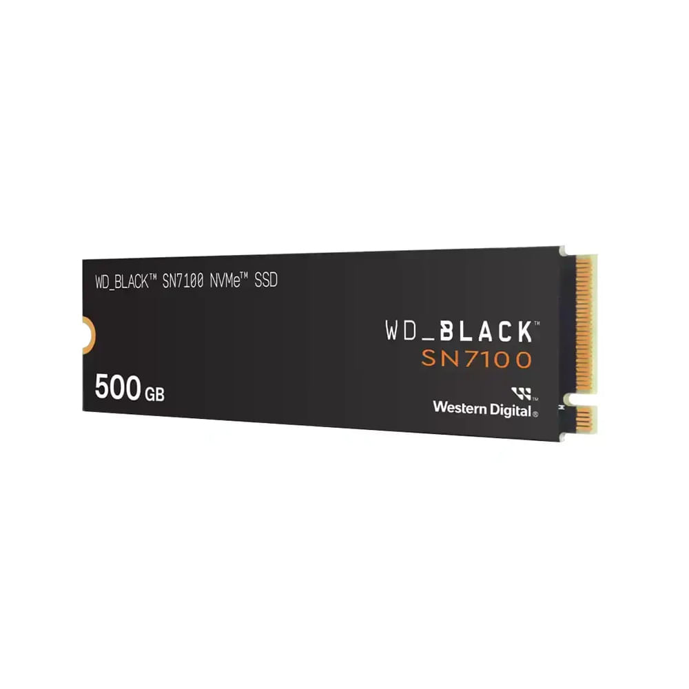 SSD M.2 PCIe Western Digital 500GB NVMe Black SN7100 2280 – Almacenamiento Rápido y Eficiente