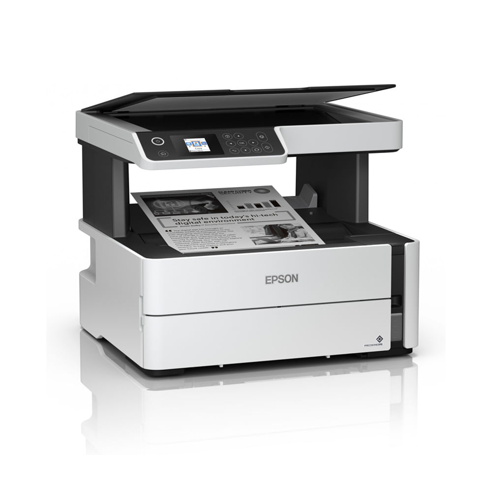 Impresora multifuncional Epson EcoTank ET-M2170, escanea, copia, WiFi y conectividad USB/LAN
